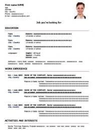 50 Resume Templates In Word Download For Free