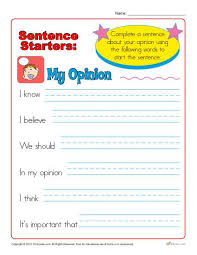 sentence starters for kindergarten and