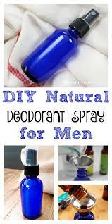 diy natural deodorant spray for men