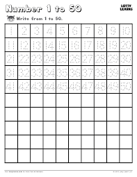 Free Number Writing Practice Worksheets On Lottylearns Com