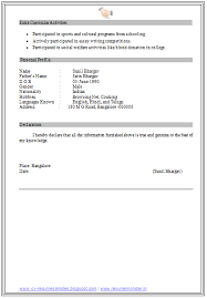 Download Resume Format clinicalneuropsychology us