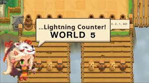 Lana Lightning Counter World 5-2 Mini Game Guardian Tales - YouTube