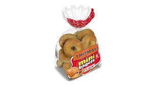 thomas plain mini bagels 10 ct