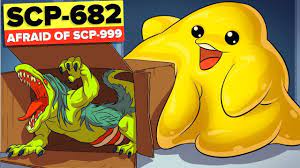SCP-682 is AFRAID of SCP-999?! - YouTube