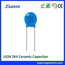 102k 2kv ceramic capacitor dc use for