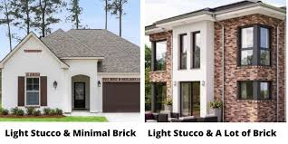 Stucco And Brick House Ideas