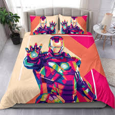 Iron Man Bedding Set Marvel Duvet Cover