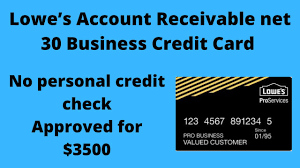 In order, to make online application there are certain things to follow. Lowe S Account Receivable Business Credit Card Lar Approved 3500 Youtube
