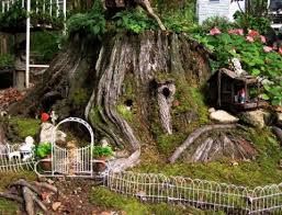 Tree Stump Fairy Home Inspiration My