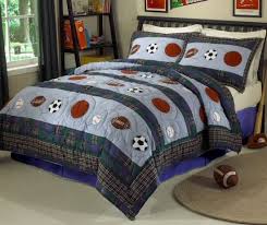 sports action boys bedding twin quilt