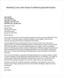 Marketing Cover Letters Basic Resume Templates