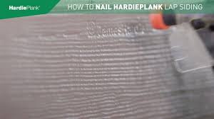 how to nail harplank lap siding
