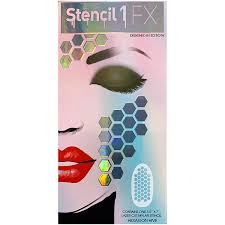 hexagon hive makeup stencil stencil1fx