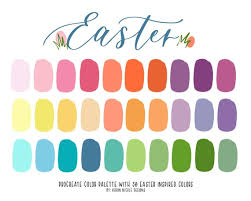 Easter Color Palette For Procreate