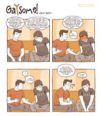 This new gaysome comic is pretty cute. Mortifying if it ever happened to me  : r/gaymers