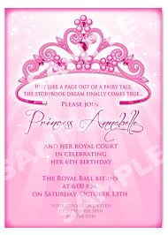 Princess Party Birthday Invitations Rome Fontanacountryinn Com