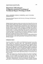 EXAMPLE OF REPORT WRITING    