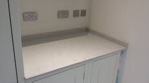 We sell and install silestone countertops in tampa bay, st. Chiswick Residence In Silestone Lagoon Suede Quartz Traditional London By Mkw Surfaces Houzz