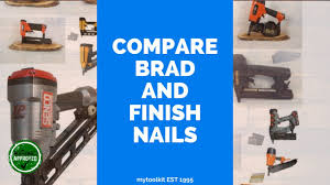 brad nails and finish nails