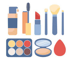 cosmetic and makeup icon collection