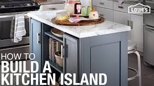 how to build a diy kitchen island lowe s