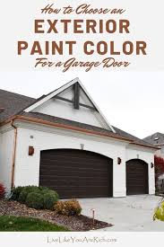 Exterior Paint Color For A Garage Door