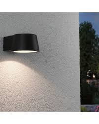 Led 6w Outdoor Wall Light In 3000k Grey