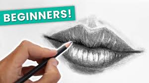 to draw realistic lips for beginners