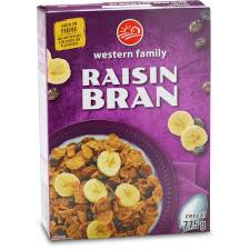 western family raisin bran cereal