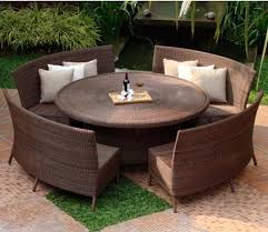 Round Patio Table Patio Furniture Sets