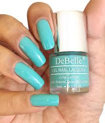 debelle gel nail lacquer creme teal