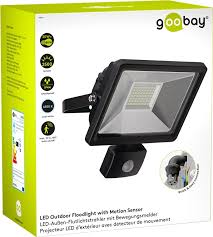 led outdoor floodlight with a motion
