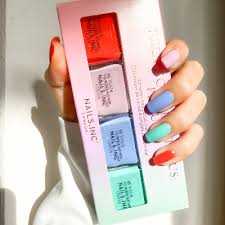 rainbow nails by nails inc