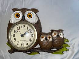 Owl Clock S For
