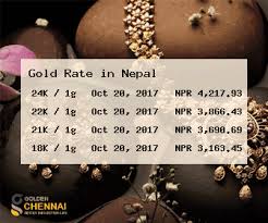 gold rate in nepal gold in