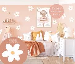 Pipphee Daisy Fabric Wall Decals