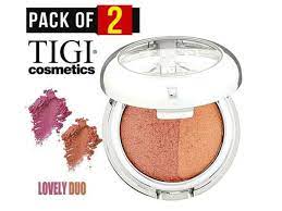 tigi cosmetics glow blush lovely duo