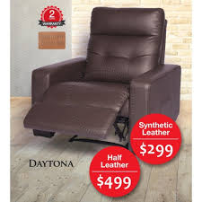 daytona recliner sofa 1 seater