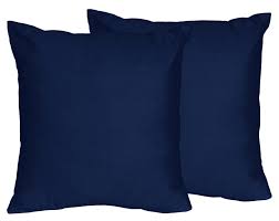 navy decorative accent throw pillows