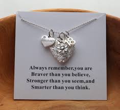 18th birthday gift necklace mum sister