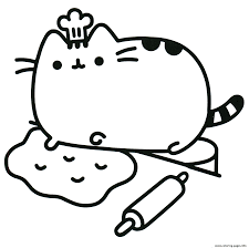 Seattle coloring pages 28 coloring pages powerpuff 29 coloring. Pusheen The Cat Chef Cook Coloring Pages Printable