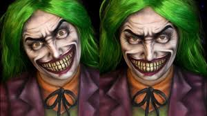 joker dc comics halloween makeup
