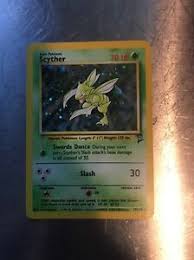 High quality pokemon scyther stationery featuring original designs created by artists. Scyther Holographic Pokemon Card Base Set 2 1995 1996 1998 Ebay