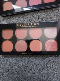 makeup revolution blush palette and in