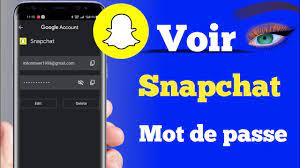 Comment voir le mot de passe Snapchat | comment retrouver son mot de passe  snapchat - YouTube