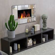 Electric Wall Fire Fireplace Mounted St