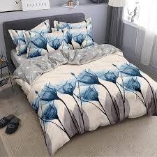 Sx 3 Piece All Season Bedding Full Size Comforter Set Ultra Soft Polyester Elegant Bedding Comforters Blue
