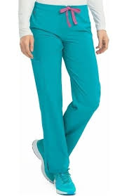 Energy By Med Couture Womens Drawstring Cargo Pocket Scrub Pant