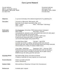 Good Resume Templates For College Students Example