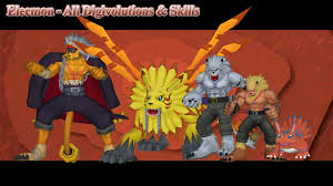 Digimon Masters Online Elecmon All Digivolutions Skills